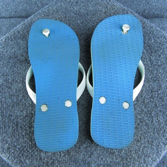 havainas Men's Brasil Flip Flop White Synthetic Size 7-8M Gently Used 2025 - Picture 5 of 5